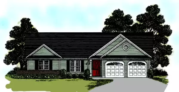 image of country house plan 7588